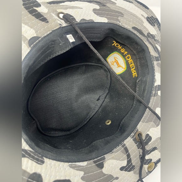 JOHN DEERE Bucket Hat Cammo Sun Hat Camouflage Farming Fishing Yard Outdoor - Picture 5 of 6